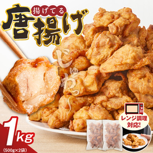 唐揚げ　500g×2袋 _ 500g × 2袋 計 1000g 肉 鶏肉 手間なし 簡単 調理 レンジ調理 便利 おかず 惣菜 晩ごはん おつまみ 晩酌 加工品 食品 グルメ 揚げ物 フライ 冷凍 福岡県 久留米市 お取り寄せ 送料無料  〔Ax165〕