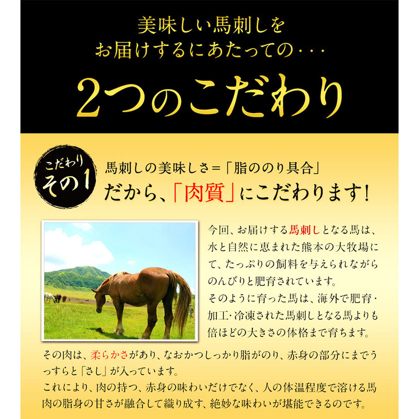 国産 赤身馬刺し 約400g タレ付き 冷凍 《60日以内に出荷予定(土日祝除く)》千興ファーム 馬刺し---sms_fkakbs_60d_23_18000_400g---