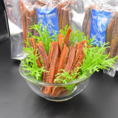 ふるさと納税 美唄市 DearHoundsこだわりの愛犬愛猫おやつ 　鮭スティックジャーキー　200g×2個　合計400g |  | 02