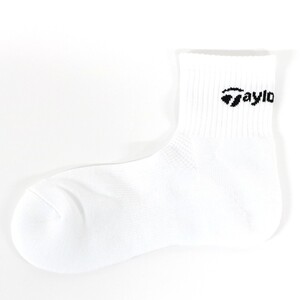 【2026年2月中旬から順次発送】 テーラーメイド ショートソックス 1足 TL696【ホワイト】 《 靴下 25センチ 26センチ 27センチ くつ下 ソックス テーラーメイド ショートソックス 抗