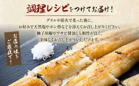 高知県産うなぎの白焼き 150～180ｇ×4尾 - エコ包装 国産 うなぎ 白焼き 鰻 冷凍 高知 yw-0059