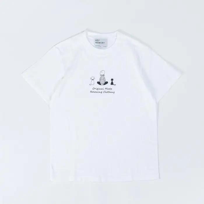 《2》【KEYMEMORY鎌倉】TIMEイラストTシャツWHITE