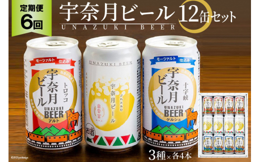 
[№5313-0065]ふるさと定期便 宇奈月ビール12缶セット×6回（6か月連続発送）
