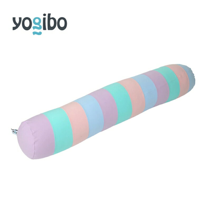 【ふるさと納税】Yogibo Roll Max Rainbow パステル ヨギボー ヨギボーロールマックスレインボー ビーズクッション クッション ビーズ 家具 インテリア 抱き枕 背もたれ 大阪 大阪府 岸和田市　お届け：入金確認後、約1ヶ月～2か月お時間を頂く場合があります