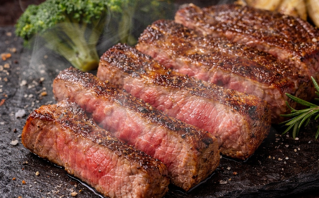 おおいた和牛サーロイン 180g×2枚
ヒレステーキ 130g×2枚
計4枚