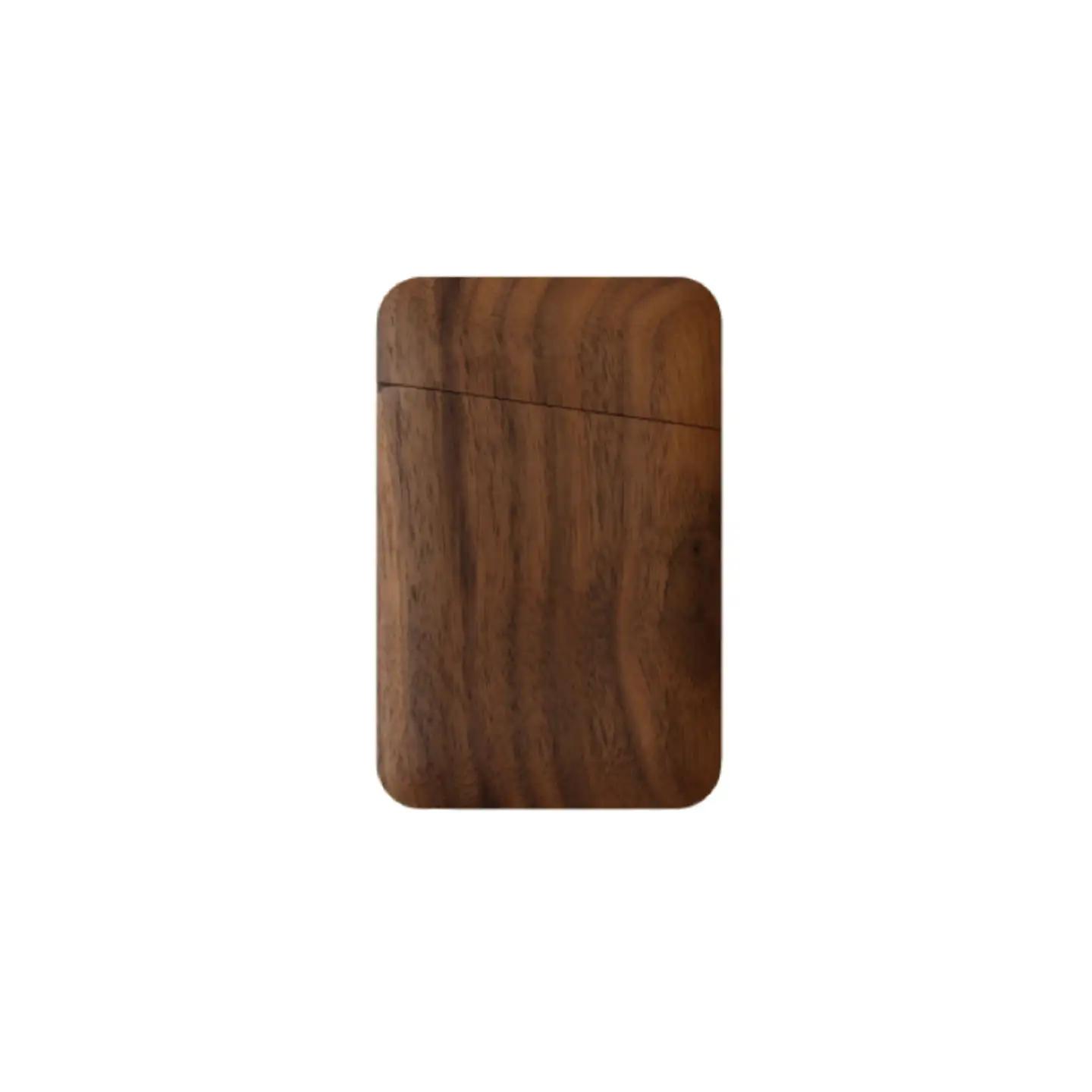 【Hacoa】おしゃれで美しいデザインの木製名刺入れ ウォールナット「Card Case Gentle」