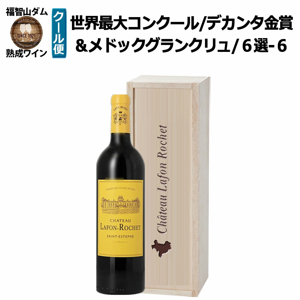 【ふるさと納税】FD616 福智山ダム熟成 デカンタ金賞95ポイント 4GC6選-06 シャトー・ラフォン・ロシェ 750ml×1本 ワイン お酒 酒 アルコール ぶどう ブドウ 葡萄 飲料 冷蔵 福岡県 直方市 送料無料