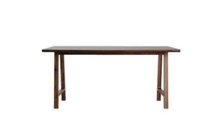 【開梱・設置】ダイニングテーブル　アンコール　Dテーブル150cm　丸面RN　ブラウン　AL107