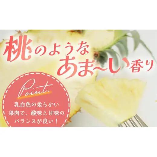 パイナップル 【先行予約】石垣島産 ピーチパイン 3玉 約2.7kg