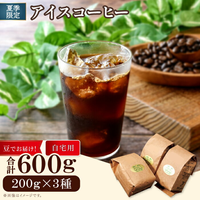 【ふるさと納税】【期間限定】アイスコーヒー（豆）　600g PI12