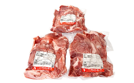 【12ヶ月連続お届け】国産豚肉ロースしゃぶしゃぶ用1.5kg（500g×3パック/小分け真空包装）【下妻工場直送】【 豚肉 国産 小分け 冷凍 真空 工場直送 こま切れ ﾛｰｽ ﾊﾞﾗ しゃぶしゃぶ 