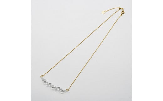 HARIO ネックレス「グロス」シリーズ［HAW-G-001N］｜耐熱 ガラス アクセサリー ハリオ ランプワークファクトリー 職人 繊細 フォーマル カジュアル きれいめ おしゃれ 20代 30代 