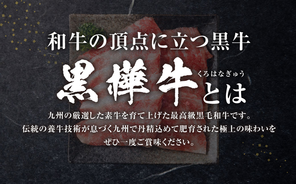 黒樺牛 焼肉用カルビ 計約750g（約250g×3パック）