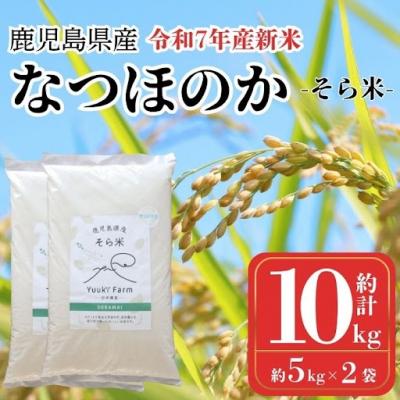 ふるさと納税 肝付町 農家直送 令和7年産 新米 鹿児島県産 なつほのか 10kg　B93001
