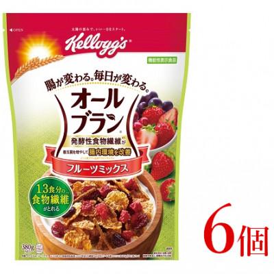 ふるさと納税 高崎市 ケロッグ オールブラン フルーツミックス 380g×6個
