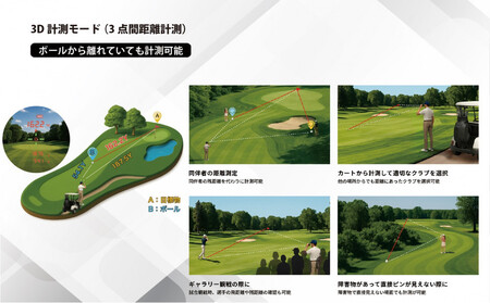 ショットナビ Laser Sniper nano GR+ ブラック ゴルフ距離計