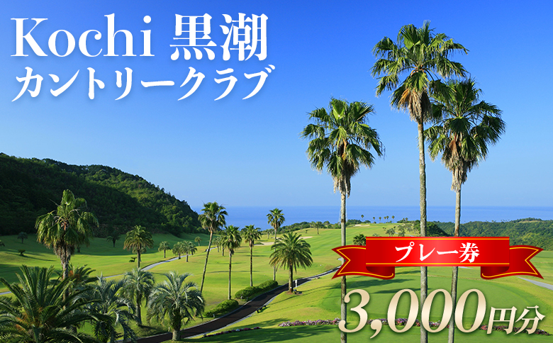 Kochi 黒潮カントリークラブ ゴルフ プレー券 3,000円分 - ゴルフ場 チケット プレー券 ラウンド コース 趣味 体験 スポーツ アウトドア 黒潮観光開発株式会社 高知県 香南市 ki-0
