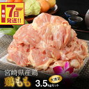 【ふるさと納税】【レビューキャンペーン対象】宮崎県産鶏 鶏もも3.5kg - 国産 鶏肉 冷凍 鶏モモ肉 もも肉 真空パック 大容量パック もも じゅわ〜っと美味しい 夜ご飯 おかず 鶏肉料理 一枚肉 国産鶏 新鮮 スピード配送便 送料無料 【宮崎県木城町】