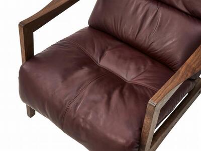 【開梱設置】MARUSHO モルビド 1人掛けソファー ワインレッド