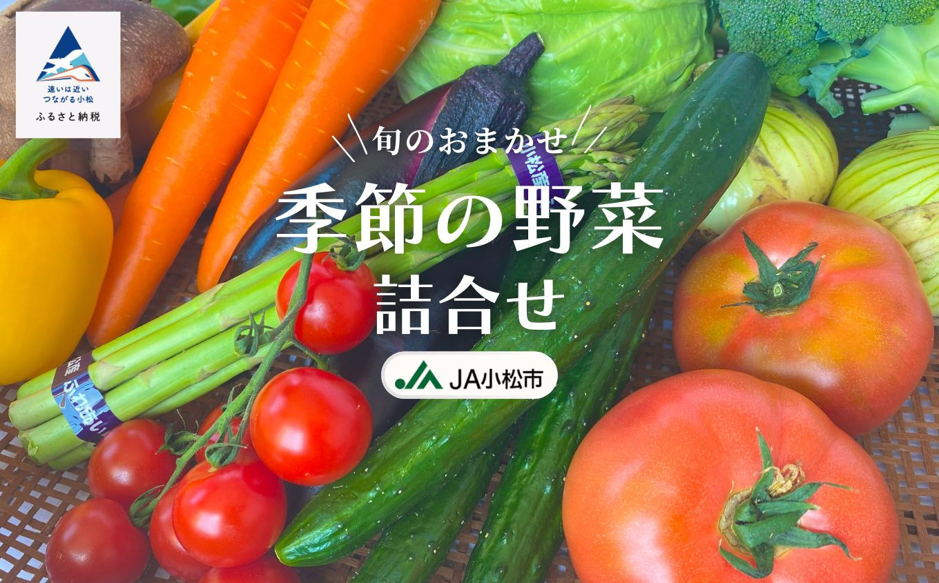 
            季節の野菜詰合せ 【JA小松市 】旬野菜詰め合わせ 野菜セット 葉野菜 根菜
          