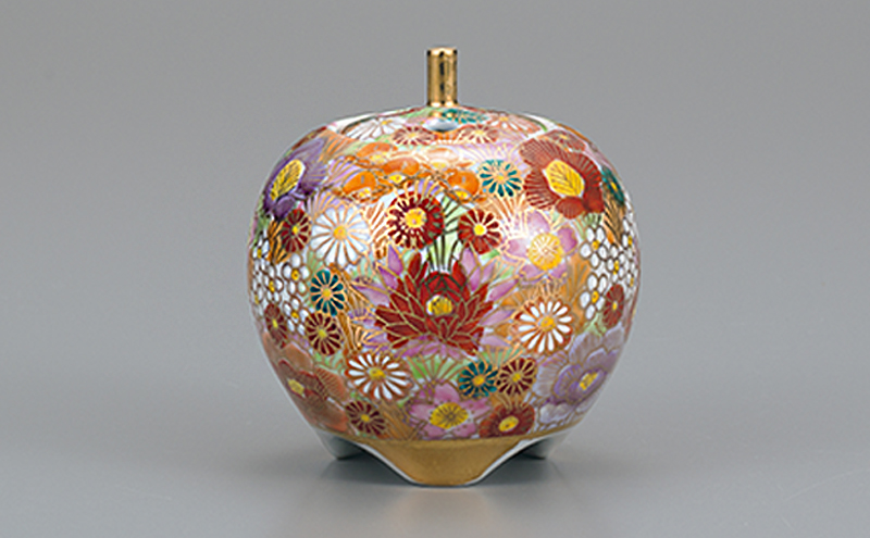 3号香炉　金花詰 民芸品 工芸品 雑貨 日用品 インテリア 香り 小物 