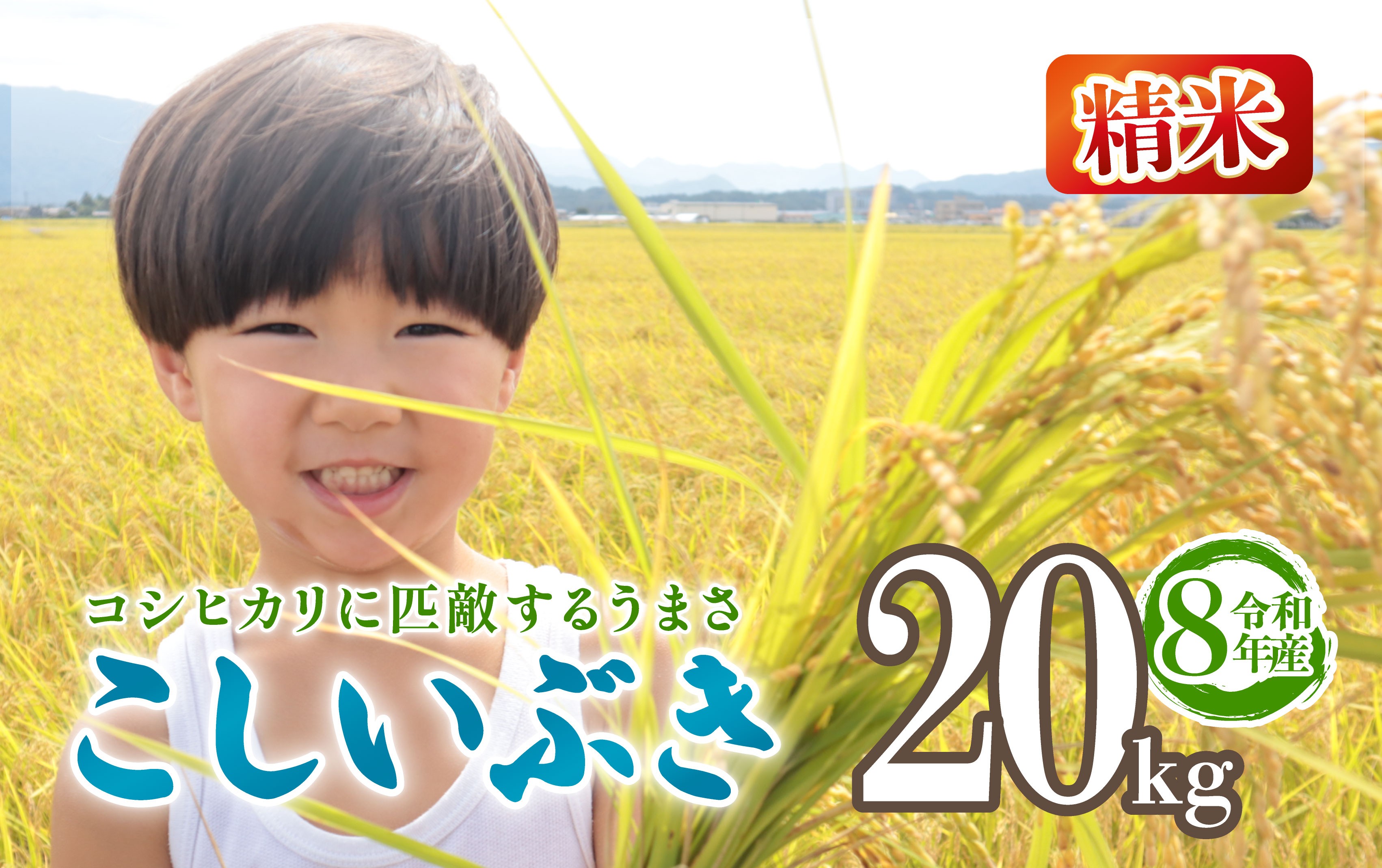 
                  令和8年産 こしいぶき 20kg 5kg 4袋 新潟 越後の新しい息吹 先行予約 新米 コシヒカリ の遺伝子を引き継ぐ 米 おこめ お米 ご飯 ごはん オニギリ お弁当 kome 送料無料 数量限定 農家直送 産地直送 国産 川瀬農園 四代目 悠助 新潟 新発田 kwsKI007_202609
                