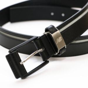 ニューバランスゴルフ　シンセティックレザーラインベルト　Unisex　ブラック　6982002【1646510】