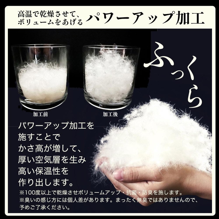 ＜京都金桝＞羽毛布団 シングル 綿100％ MPキルト(移動防止) ポーランドホワイトマザーグースダウン95％ 1.2kg「ホワイトコウダⓇ」エモシオン《羽毛ふとん 掛け布団 冬用 暖か》