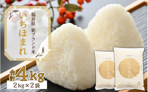 令和7年産 福井県の新しいブランド米 いちほまれ2kg ×2袋（計 4kg）[A-015022]