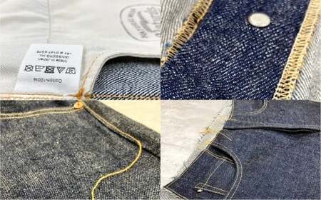 児島オーダーハンドクラフトデニム 34インチ デニム ジーンズ ズボン パンツ ボトム ファッション 服 洋服 ジーパン 岡山県 倉敷市