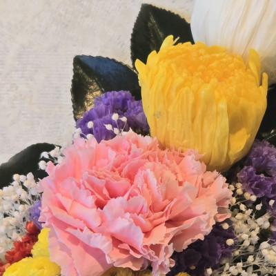 ふるさと納税 愛西市 プリザーブドフラワーの仏花1点 |  | 02