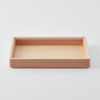 ふるさと納税 芦別市 PLYWOOD laboratory　Paper-Wood ドキュメントトレイ「villa」(A5)