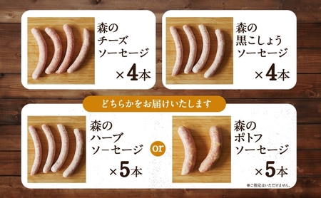 ハム・ソーセージ詰合せ フランクフルト ベーコン ハム・ソーセージ詰合せ【9点】