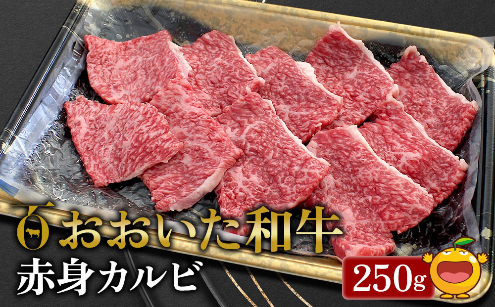 
おおいた和牛 赤身カルビ 250g 牛肉 和牛 ブランド牛 黒毛和牛 赤身肉 焼き肉 焼肉 バーベキュー 大分県産 九州産 津久見市 熨斗対応
