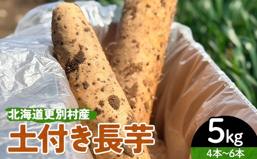 
                  北海道更別村産 土付き長芋 5キロ 長いも ながいも ナガイモ 新鮮野菜 やさい 5kg F21P-1570
                