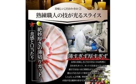 しゃぶまる特製　オリーブ豚ロース&豚バラスライス　しゃぶしゃぶ用　計10kg_mk146-080