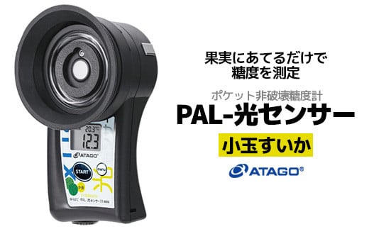 ポケット非破壊糖度計 PAL-光センサー33 MINi（小玉すいか）　【11218-0724】