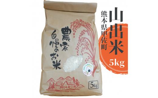 
甲佐町産　山出米5kg
