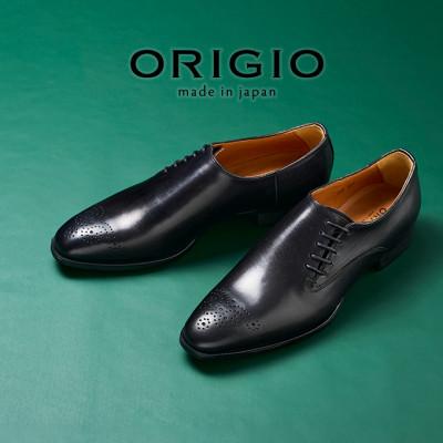 ふるさと納税 大和郡山市 オリジオ (ORIGIO) 27.0cm ブラック 牛革 ビジネスシューズ 紳士靴 ORG102