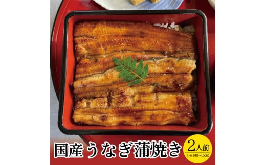 国産うなぎ蒲焼　2人前 SD0064