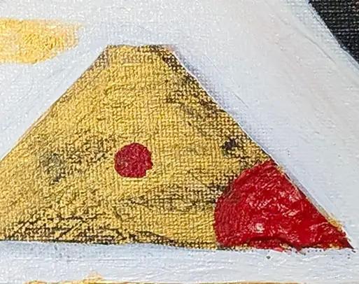 絵画 富士山溶岩パワーアート「星還Fuji」 絵画