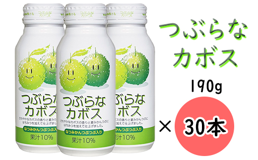 つぶらなカボス　190g×30本＜131-001_5＞