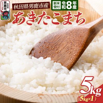 ふるさと納税 男鹿市 あきたこまち (精米) 5kg 令和8年産 新米受付 大進農場|23_dsf-110501