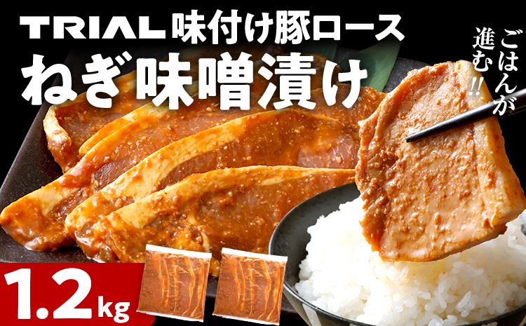 豚ロース ねぎ味噌漬け 1.2kg タレ漬け 味付き 味噌漬け ねぎみそ 冷凍 簡単調理 惣菜 おかず お取り寄せ 福岡