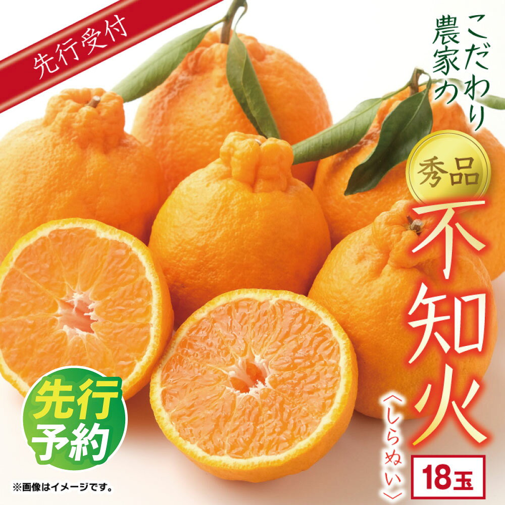 【ふるさと納税】 こだわり農家の 秀品 不知火 18玉 蜜柑 みかん ミカン 果物 フルーツ ギフト 贈り物 プレゼント 柑橘 くだもの 長崎県 長崎市 青果 濃厚 甘い 柑橘類 贈答 県産 送料無料 【2027年4月上旬より発送開始予定】