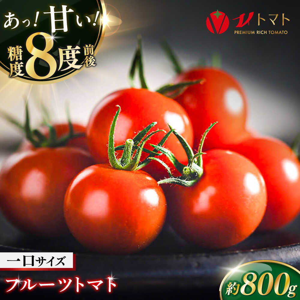 【ふるさと納税】【先行予約】【数量限定】V トマト 糖度8度前後 800g フルーツトマト とまと 濃厚 高糖度 高栄養 限定【株式会社ブイ・テクノロジー】神奈川 横須賀 野菜 サラダ 子ども 食卓 [AKBL003]