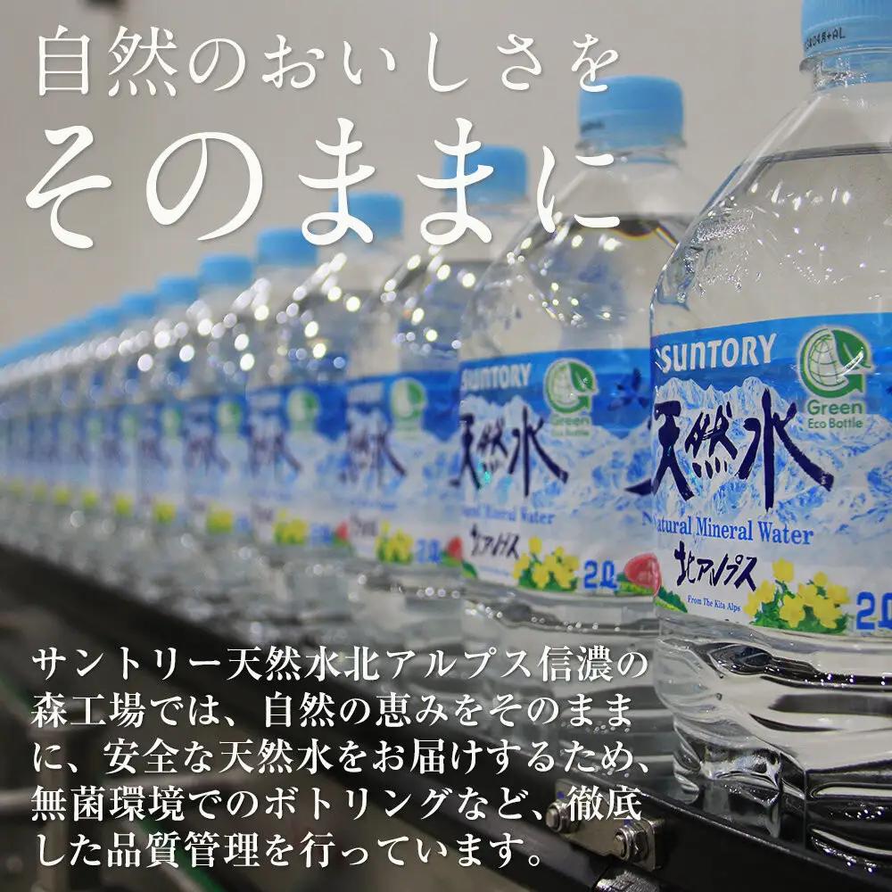 【定期便／全3回（毎月お届け）】サントリー天然水 北アルプス 1L ペットボトル 24本（12本入り×2ケース）| 水 ミネラルウォーター