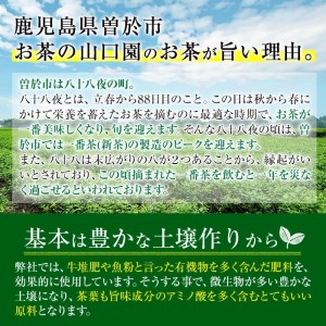 鹿児島県産 小さいお茶屋の深蒸し茶セット1 鹿児島県産 緑茶 詰め合わせ【お茶の山口園】A-63