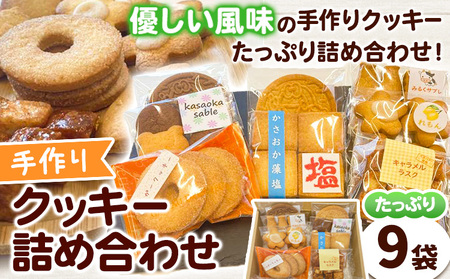 手作りクッキー詰め合わせ 9袋 多機能型事業所かさおか《45日以内に出荷予定(土日祝除く)》焼菓子 お菓子 かさおか藻塩クッキー かさおかサブレ  れもんクッキー シュガークッキー キャラメルラスク みるくサブレ  黒糖きなこクッキー 紅茶クッキー  ガレット風クッキー ビスケット  ごまクッキー シナモンジンジャークッキー  ゆずクッキー ライムクッキー  バタースタンプクッキー