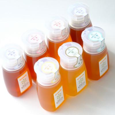 ふるさと納税 茨城県 茨城県産 国産 天然生はちみつ 田舎はちみつ 280g×7種類セット 結蜜-Musubi B7 |  | 01